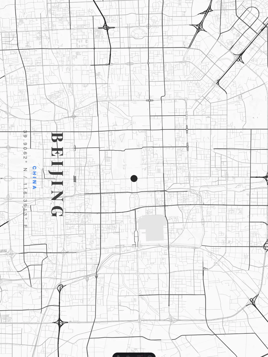 Beijing Ethereal Minimalist poster preview