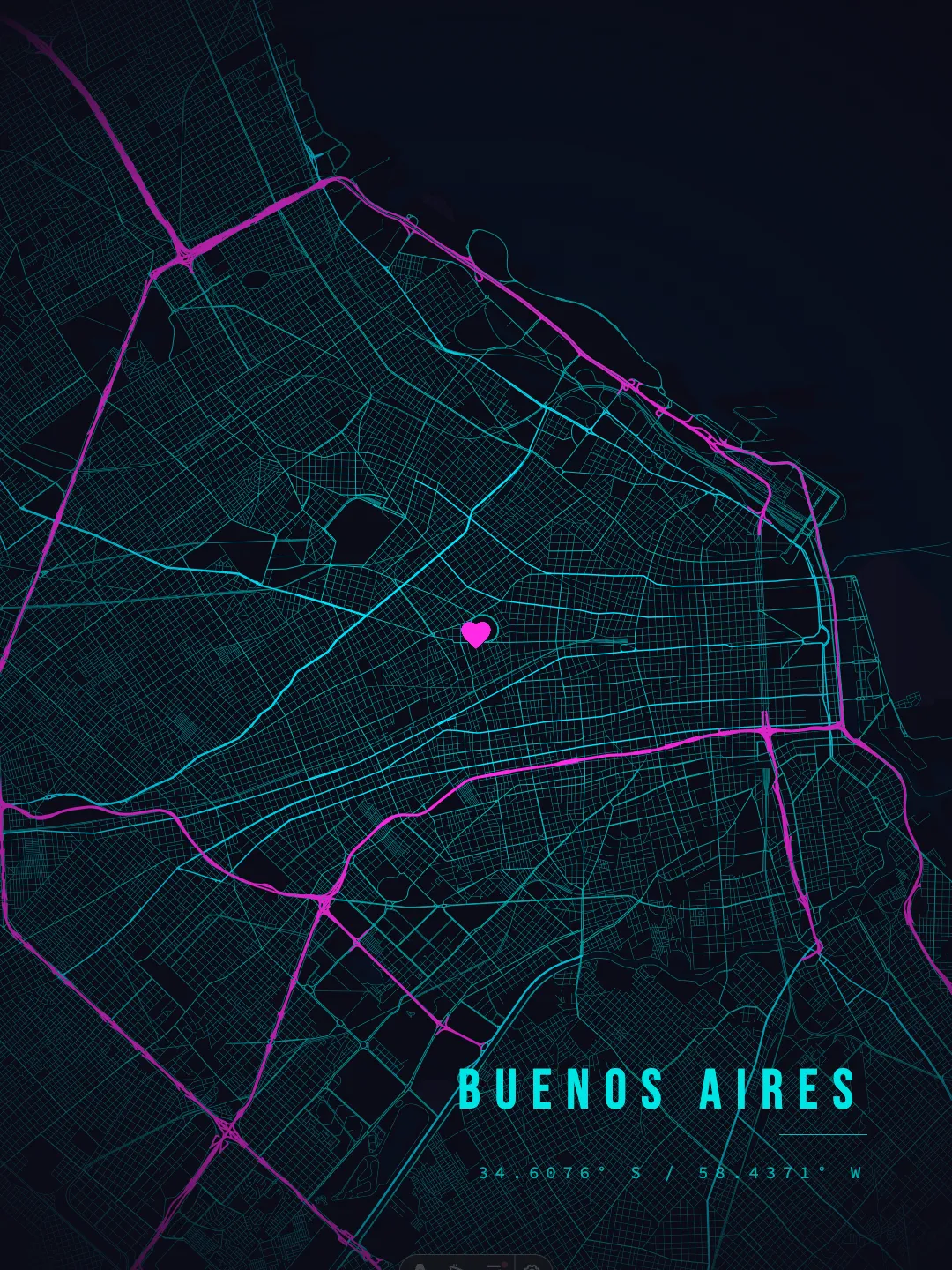 Buenos Aires Cyber Noir poster preview