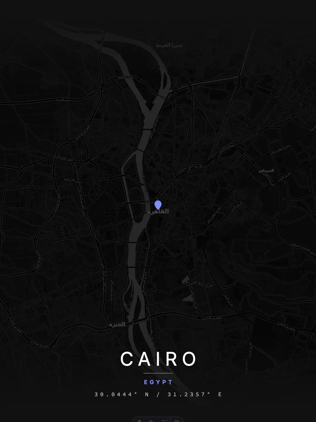 Cairo Minimal Night poster preview