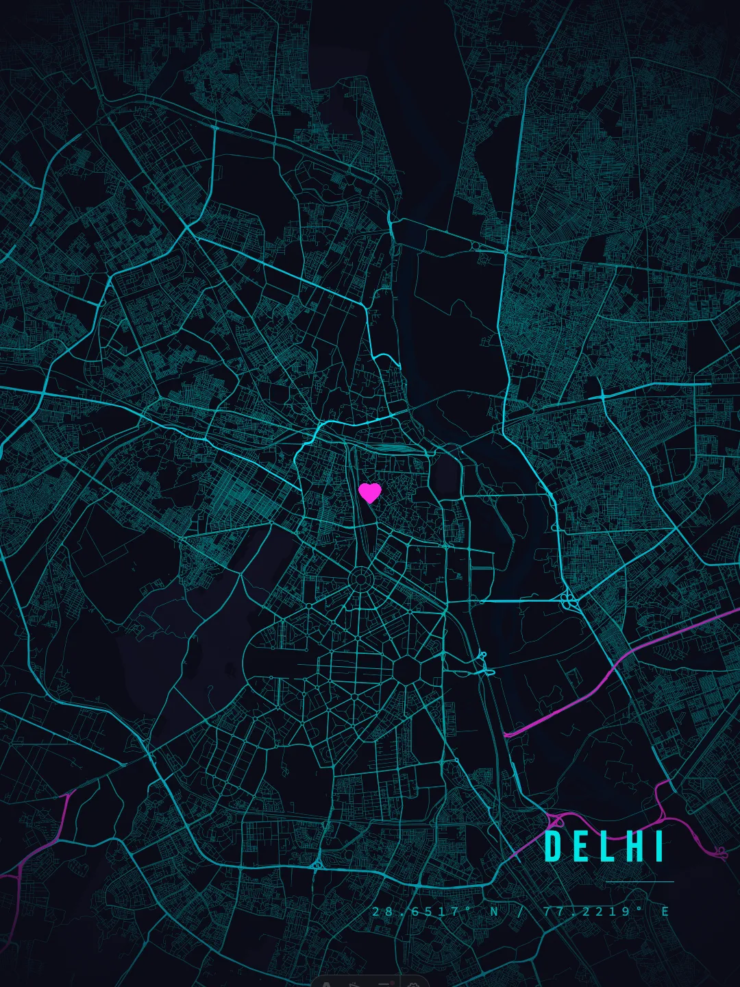 Delhi Cyber Noir poster preview