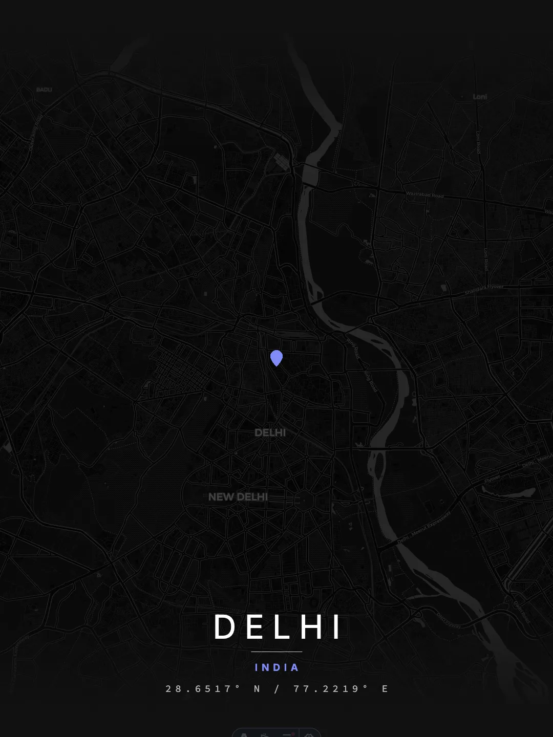 Delhi Minimal Night poster preview