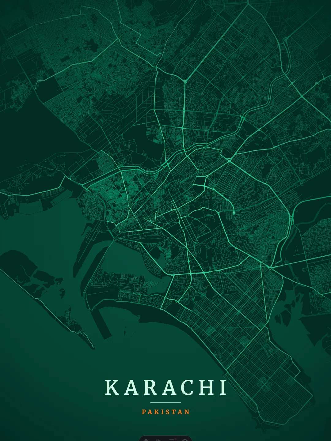 Karachi Emerald Valley poster preview