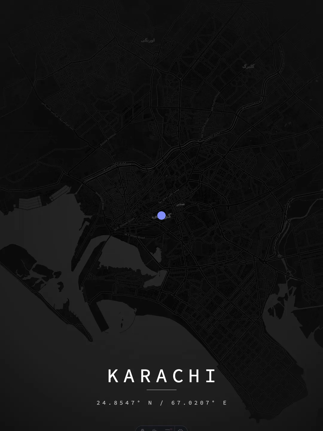 Karachi Midnight Grid poster preview