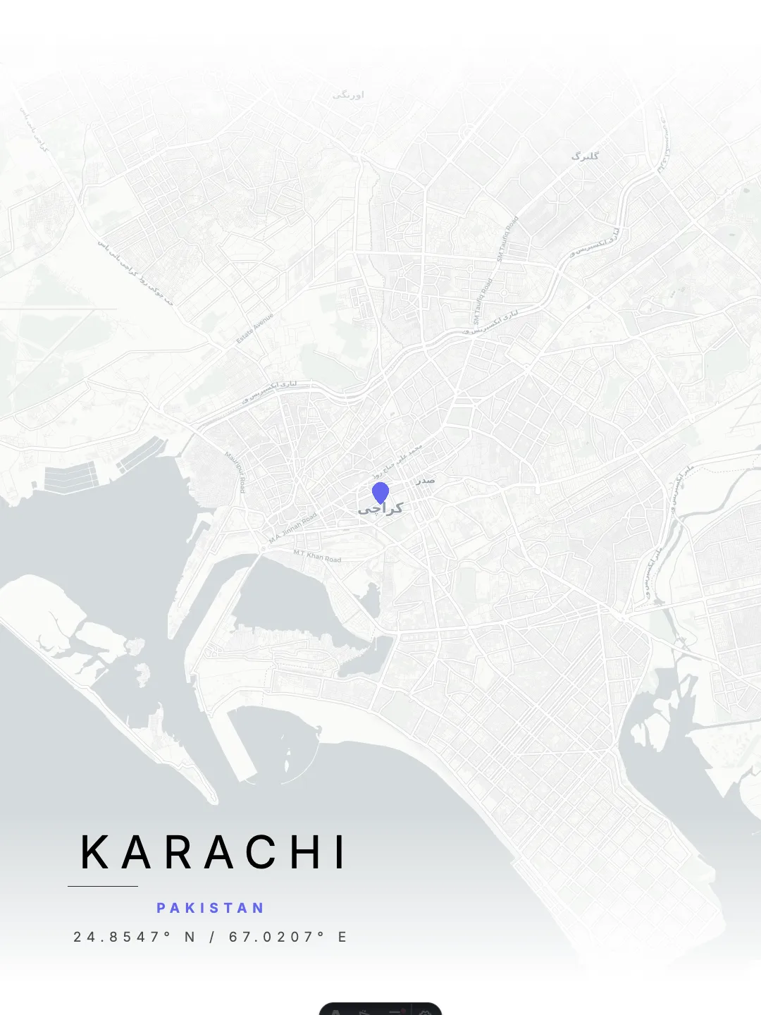 Karachi Minimal Light poster preview