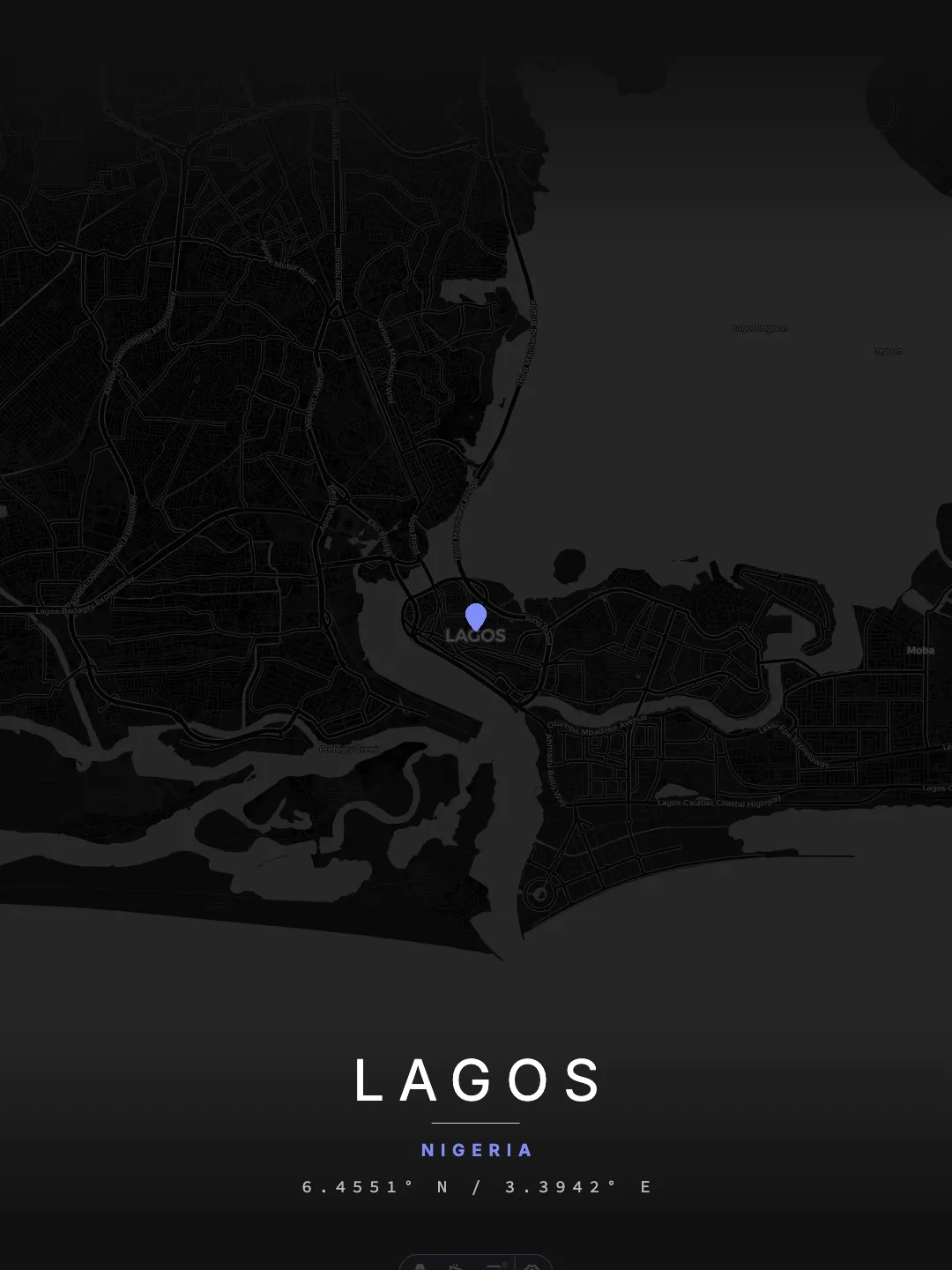 Lagos Minimal Night poster preview