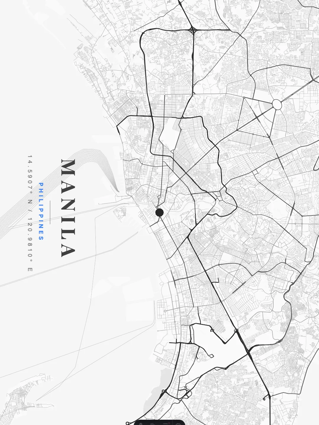 Manila Ethereal Minimalist poster preview