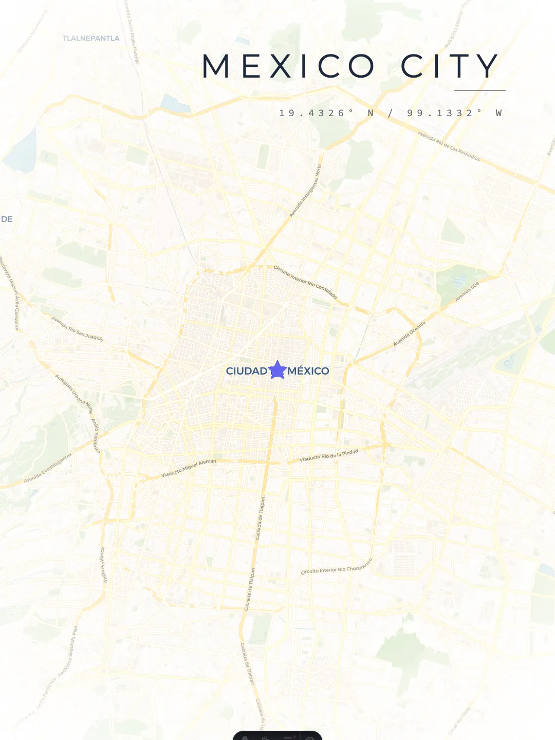 Mexico City Urban Contrast poster preview