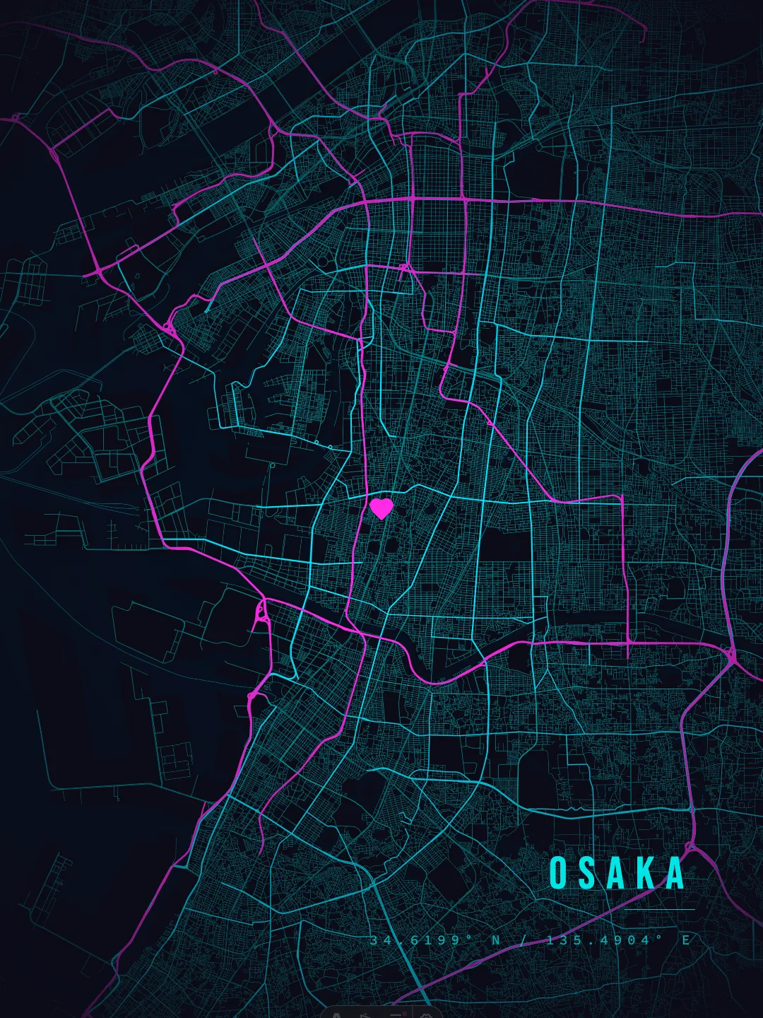 Osaka Cyber Noir poster preview