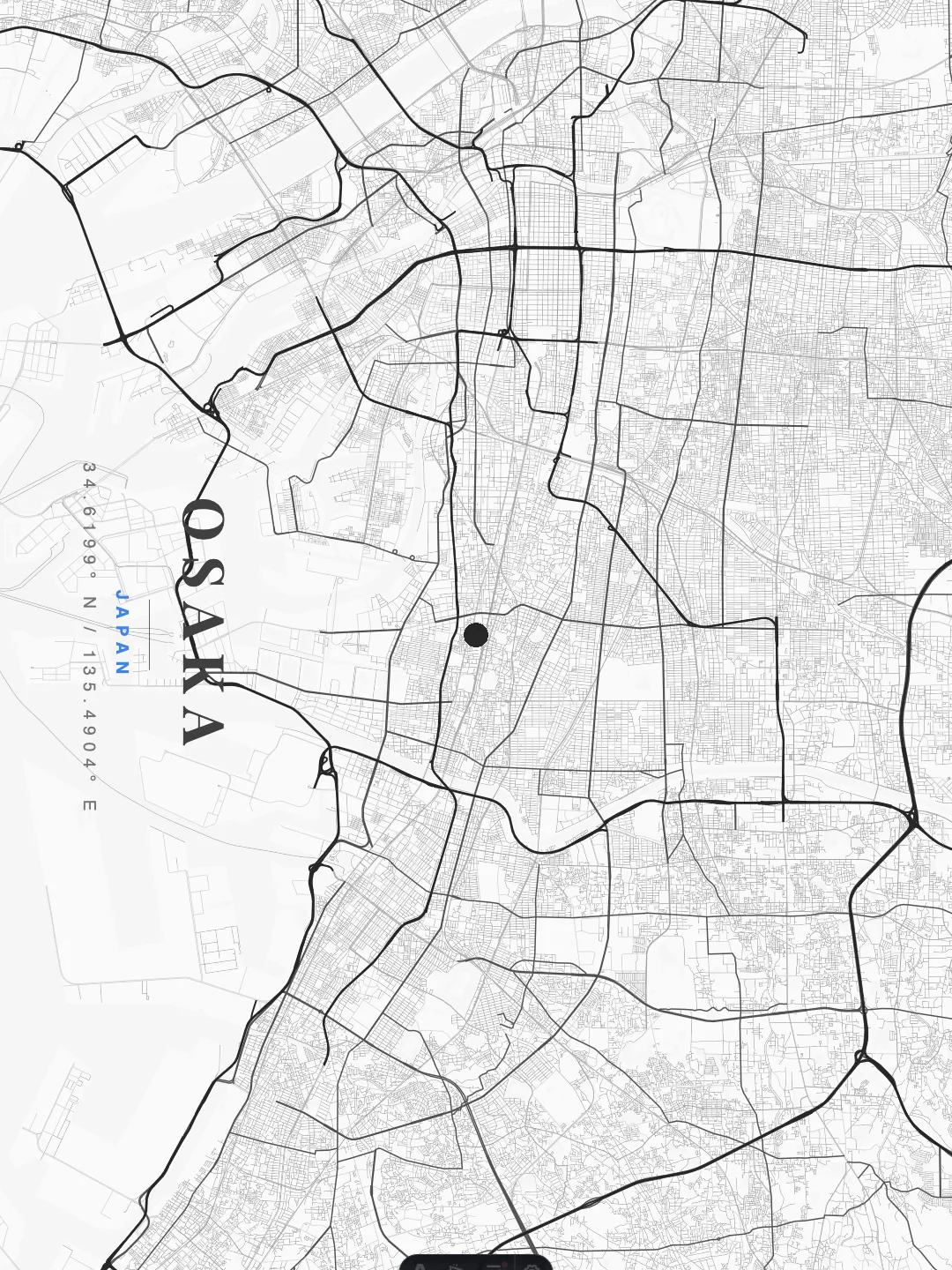 Osaka Ethereal Minimalist poster preview