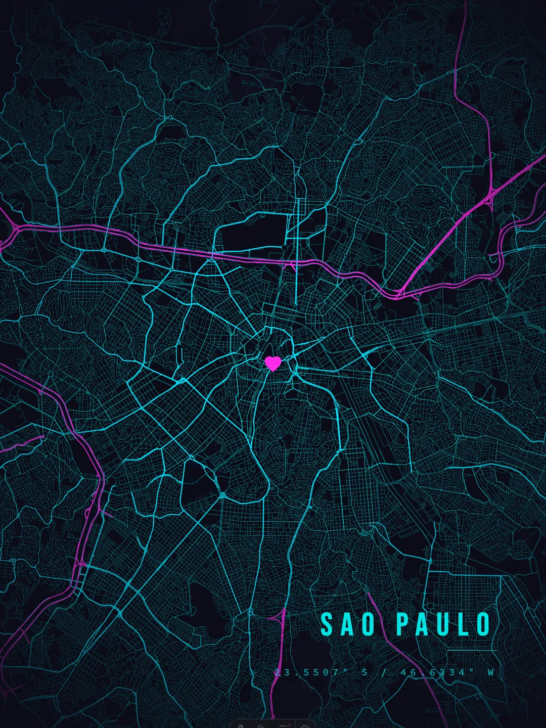 Sao Paulo Cyber Noir poster preview