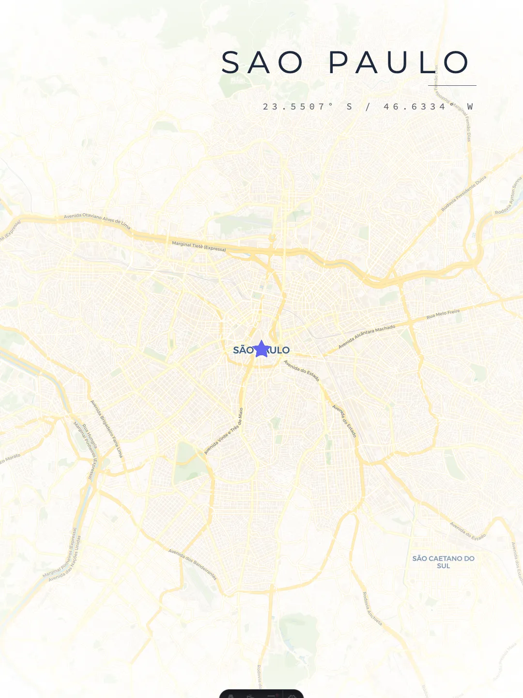 Sao Paulo Urban Contrast poster preview