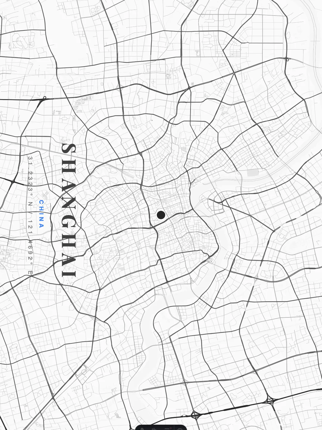 Shanghai Ethereal Minimalist poster preview