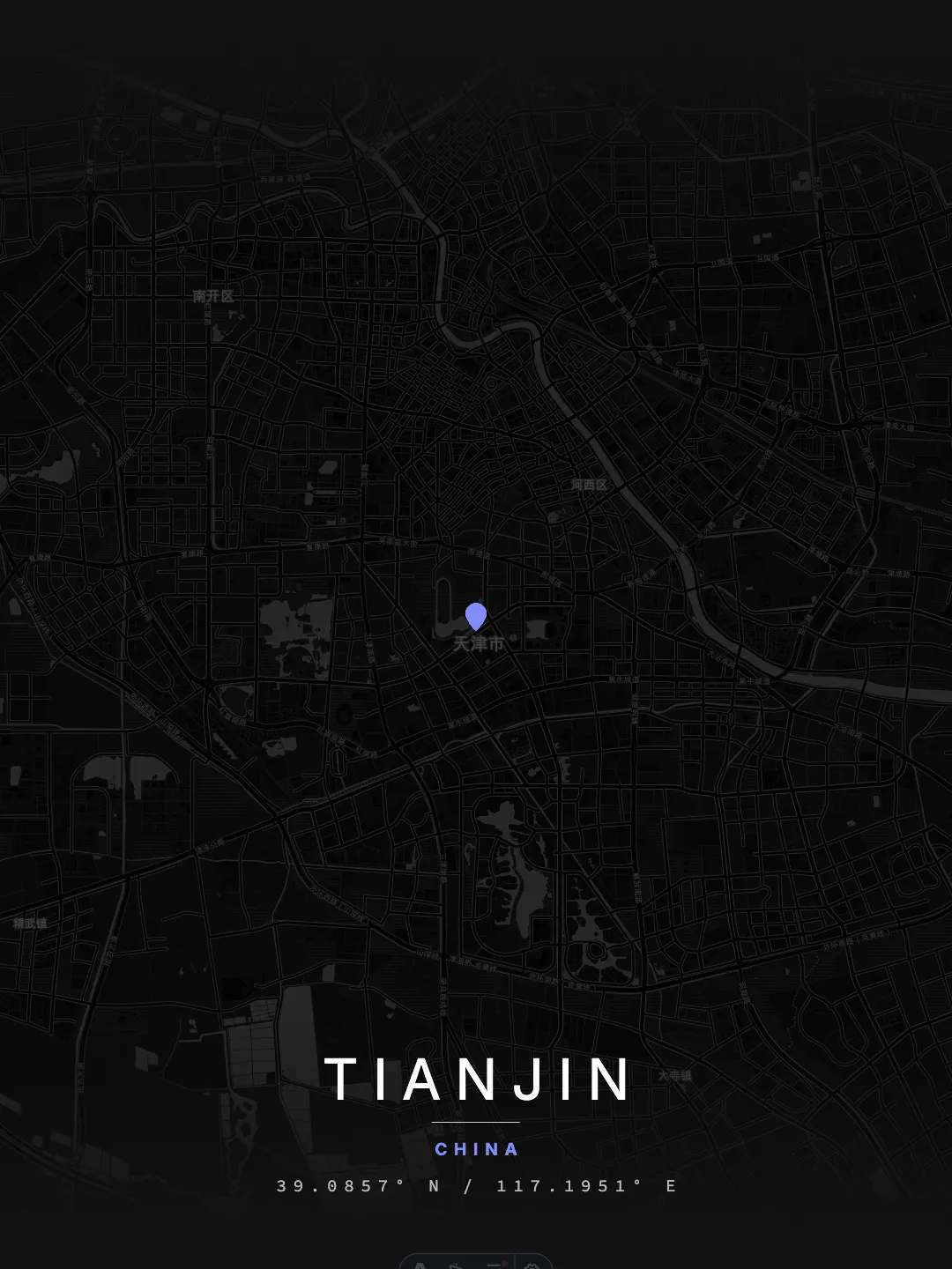 Tianjin Minimal Night poster preview